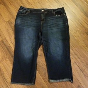 Denim crop jeans maurices brand